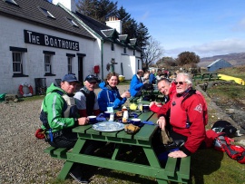 Lunchtime on Ulva, would highly recommend a visit to the Boathouse.