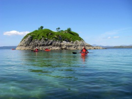Eilean Giubhais, Loch Nevis, heading into Knoydart.