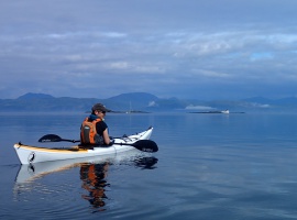kayaker, Sound of Luing